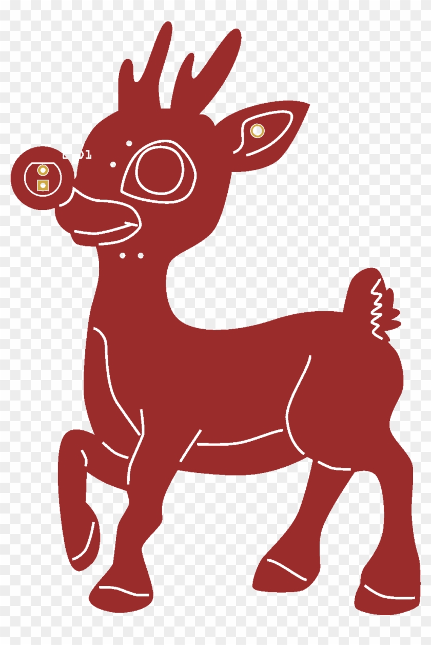 Rudolph - Reindeer Pepe Clipart
