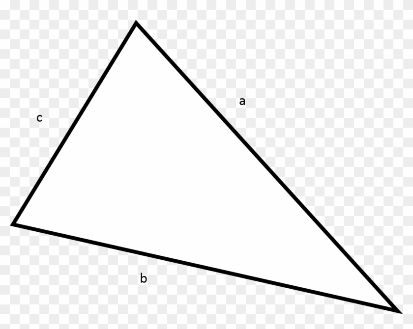 The Triangle Inequality Theorem States That The Sum - Triangle Clipart #253