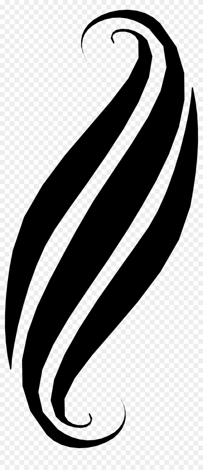 Black Abstract Lines Png Image - Simple Abstract Design Black And White Clipart #2797