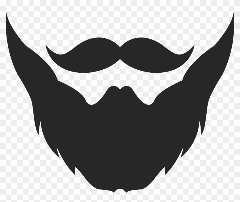 Barba Png - Moustache And Beard Logo Clipart