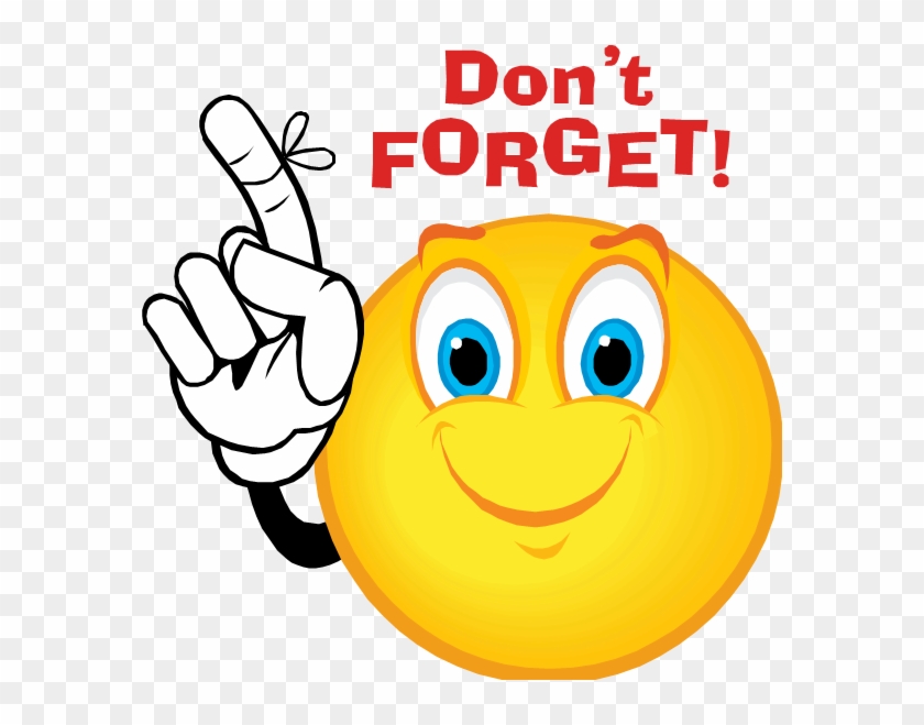 Smiley Face Don T Forget Clipart