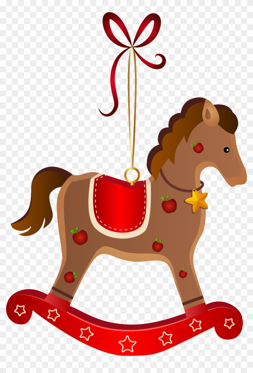 Sanya Clipart Rudolph - Christmas Rocking Horse Clipart - Png Download
