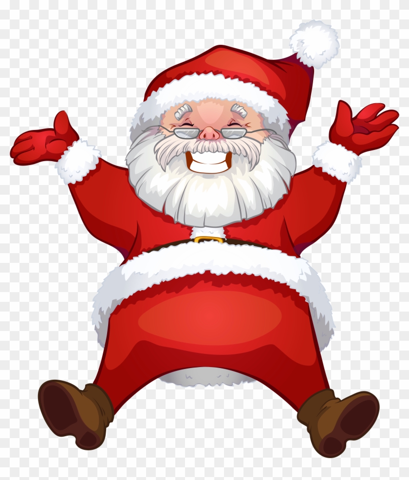 Sanya Clipart Rudolph - Santa Claus Clipart Transparent Background - Png Download
