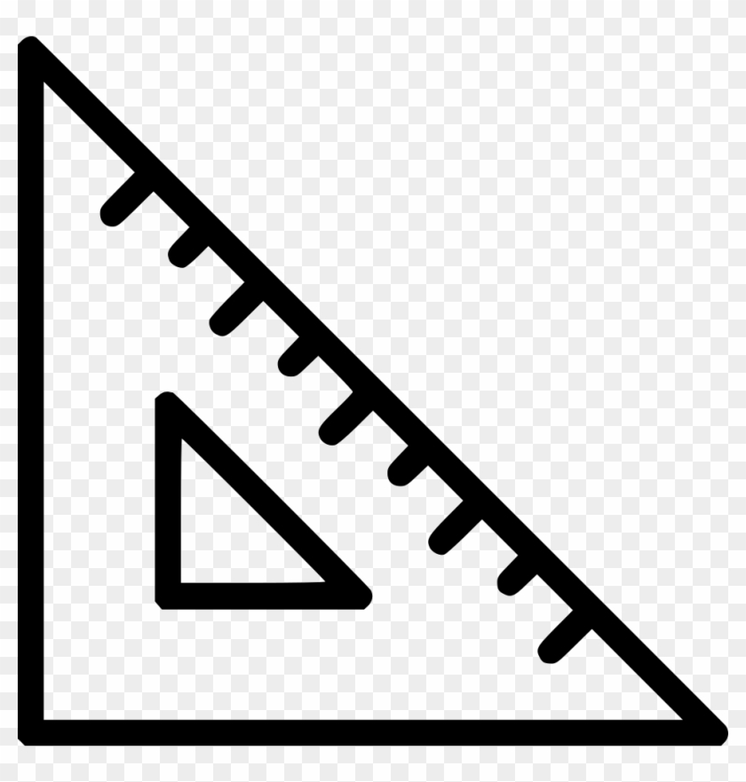 Png File - Triangle Ruler Icon Clipart