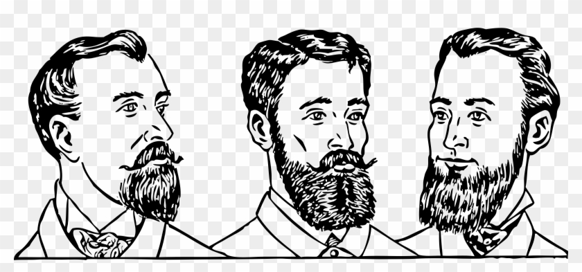 Van Dyke Beard Facial Hair Hairstyle Man - Hair Style Clipart Png Men Transparent Png