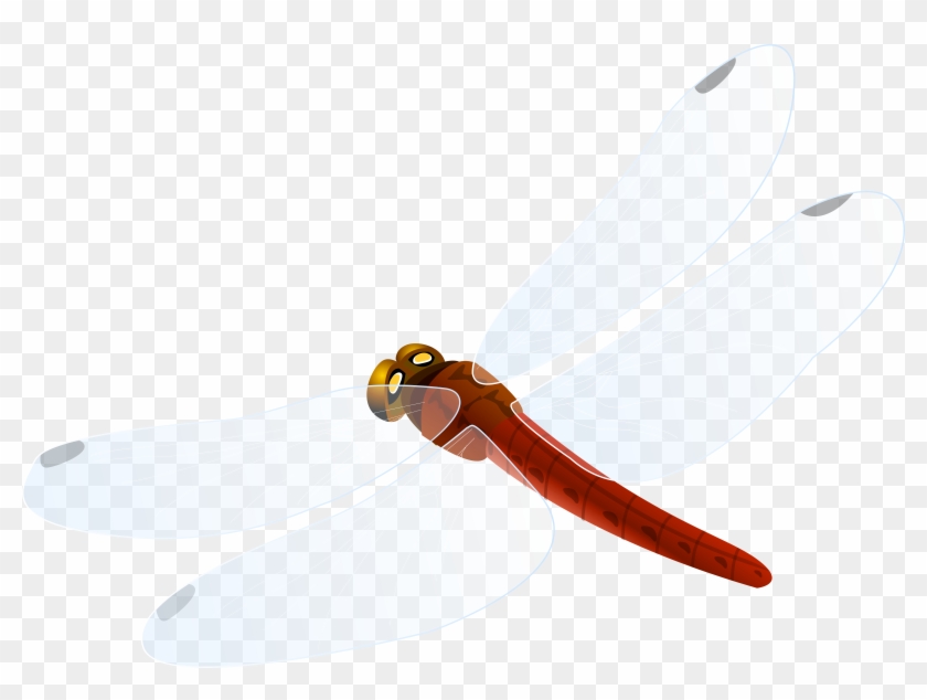Red Dragonfly Png Clipart - Hunting Knife Transparent Png