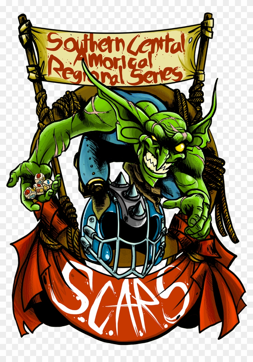 Meet Scars - Orc Blood Bowl Logo Clipart #3868