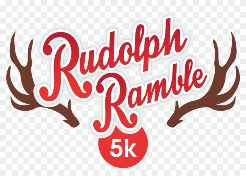 Rudolph Ramble 5k Logo - Calligraphy Clipart #3912