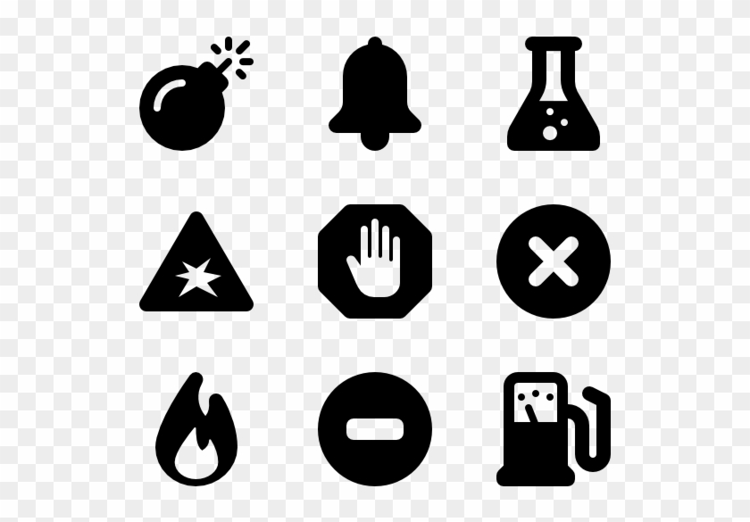 Danger Symbols - Climate Change Vector Png Clipart