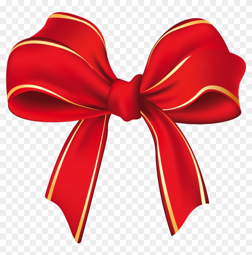 Christmas Bow Decoration Png Clipart - Christmas Bow Png Transparent Png #3