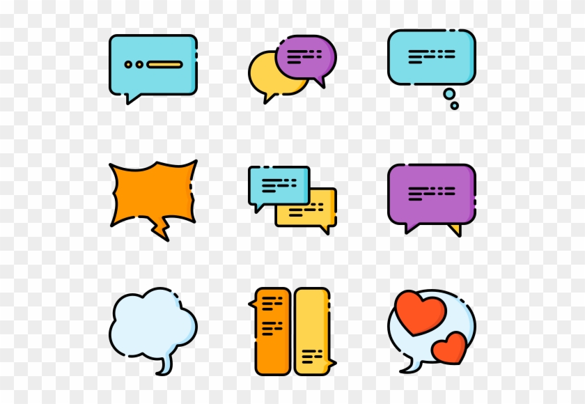 Speech Bubbles Clipart #4159