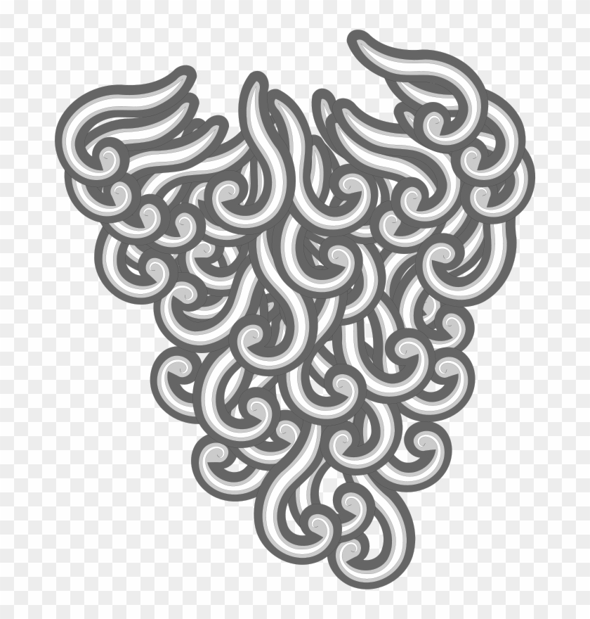 Free Fancy Beard - Santa's Beard Transparent Clipart - Png Download #4225