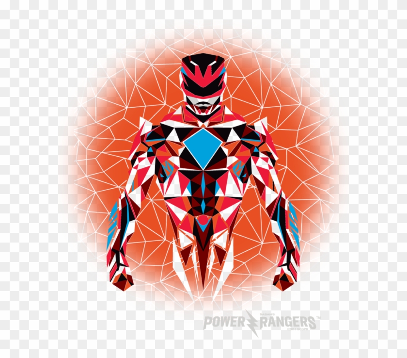 Power Rangers Red Power Ranger Graphic Kid's T Shirt - Illustration Clipart