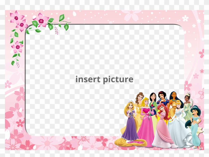 Disney Princesses Clipart Frame - Disney Princess Hd - Png Download