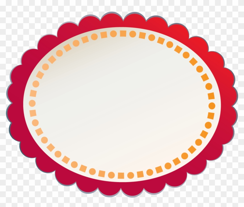 Red Flower Outline Badge With Yellow Square Circle - Pakistan Peoples Party Teer Clipart