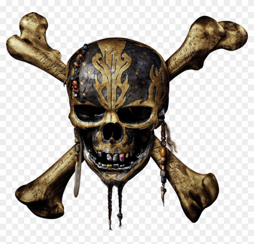 Pirates Of The Caribbean Skull Poster Clipart