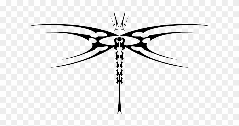 Dragonfly Tattoos Transparent - Masculine Dragonfly Tattoo Designs Clipart #4645