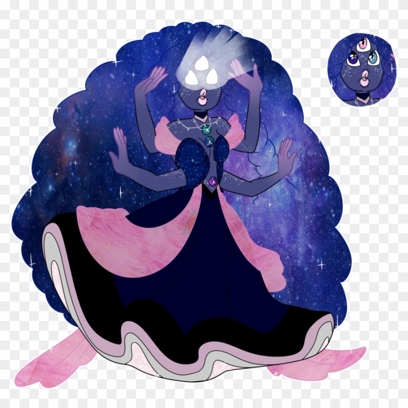 Su Pink Galaxy Sapphire Clipart