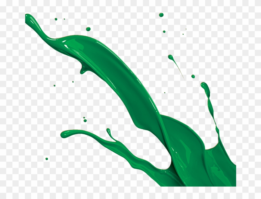 Green Paint Splatter - Green Paint Splash Png Clipart #4756