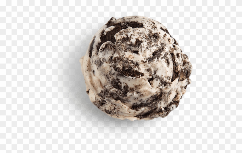 Oreo Cookies And Cream Ice Cream Scooped - Uranium In Its Natural State Clipart