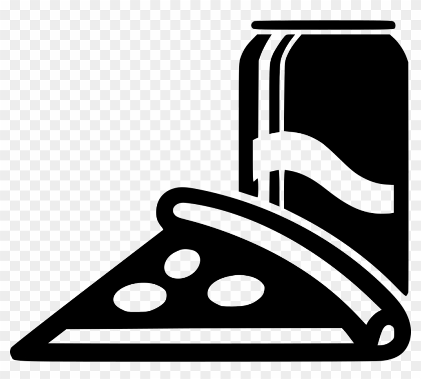 Pizza Slice Soda Can Comments - Pizza And Soda Icon Clipart