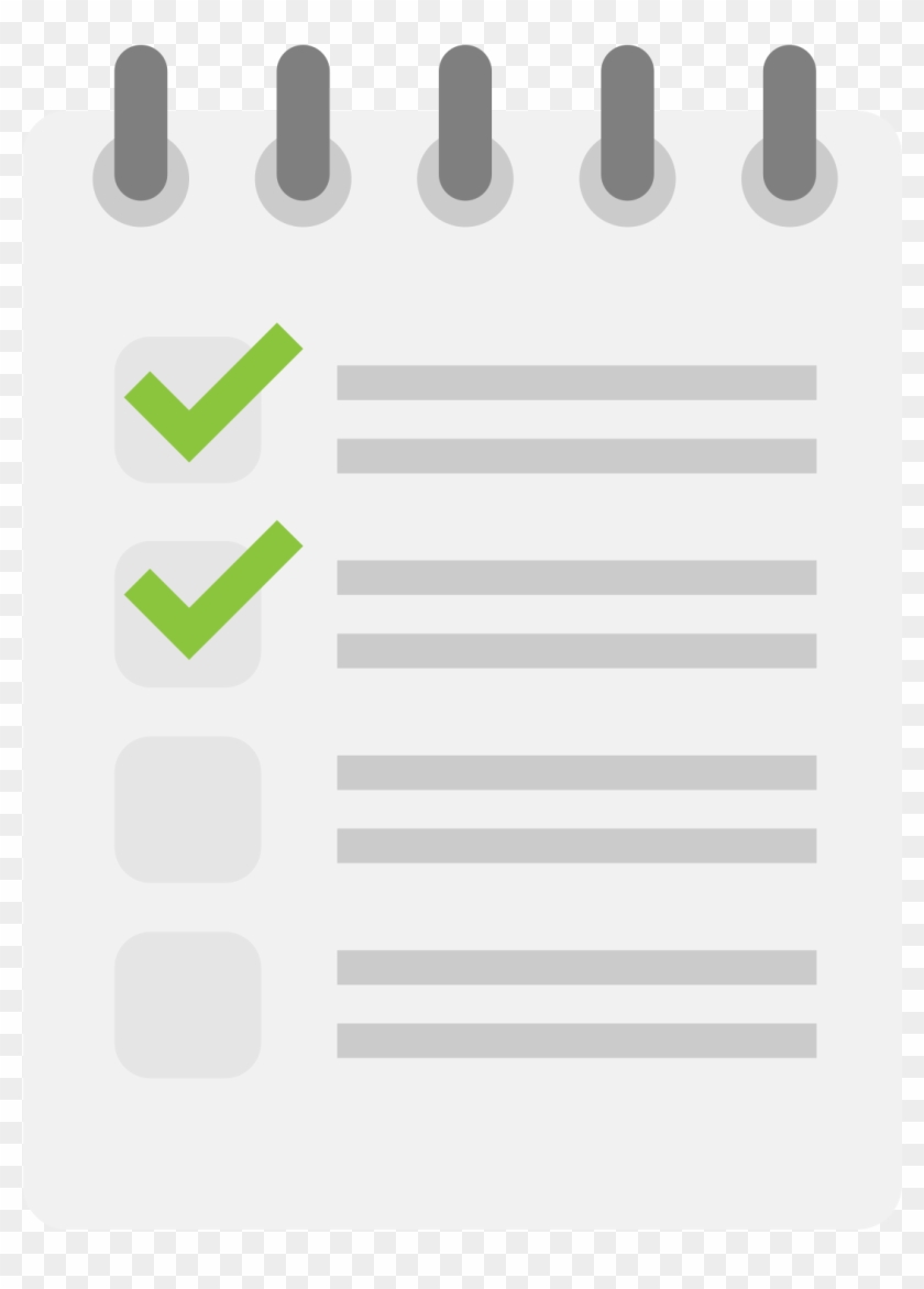 Open - Check List Flat Gif Design Clipart #523