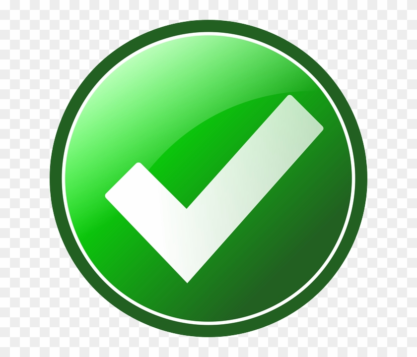 Green Checkmark Clip Art - Green Check Mark Clip Art - Png Download #525