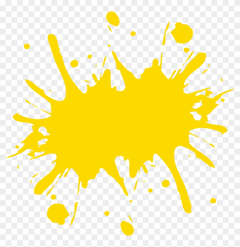 Yellow Paint Splash Png - Vexel Clipart #5369