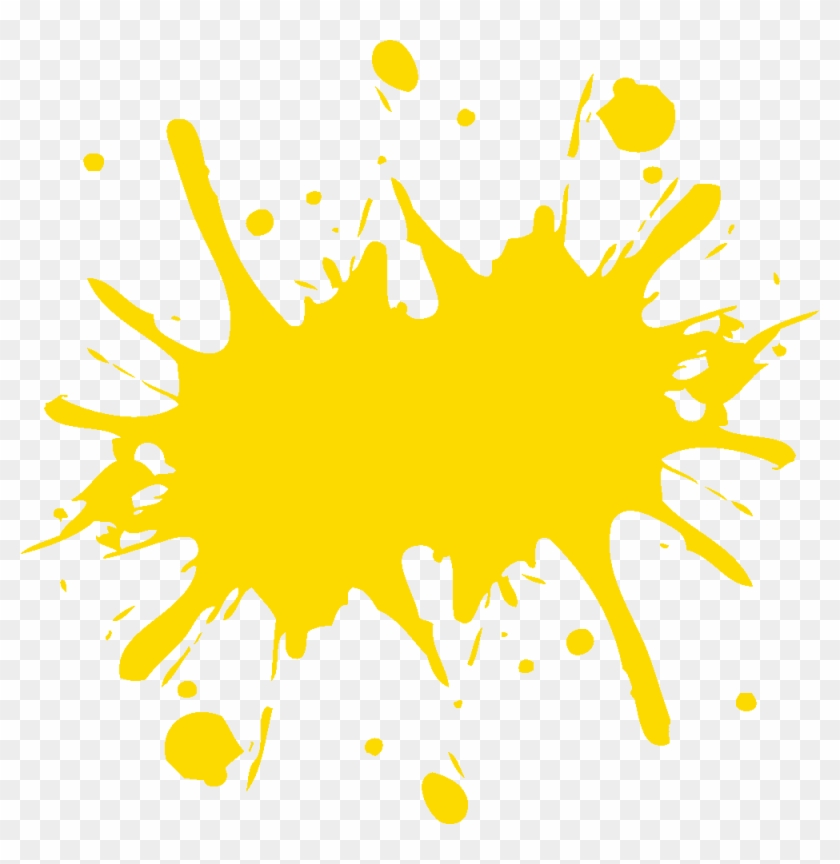 Yellow Paint Splash Png - Vexel Clipart #5369