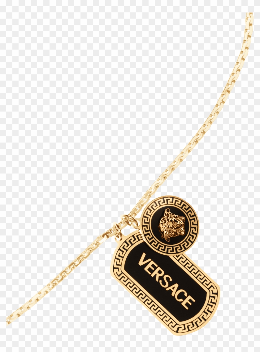 Vintage Gold Chains - Gold Png Versace Logo Transparent Clipart #5404