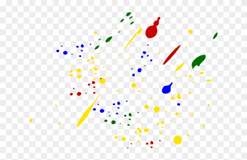 Splatter Clipart Colorful Paint Splatter - Gold Paint Splatter Png Transparent Png