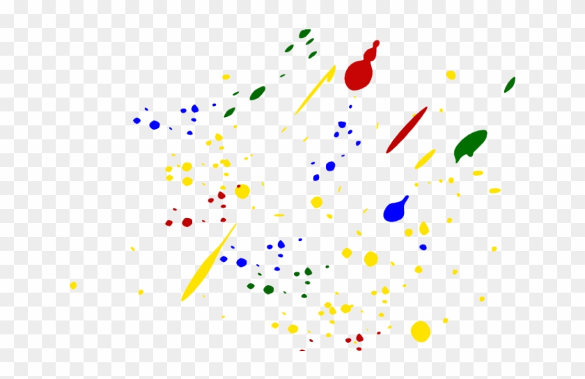 Splatter Clipart Colorful Paint Splatter - Gold Paint Splatter Png Transparent Png #5522