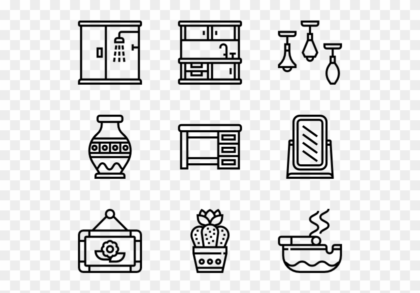 Home Decoration - Learn Icon Vector Clipart #5546