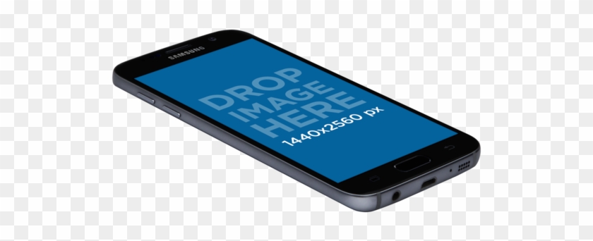 Android Mockup Of A Samsung Galaxy S7 With Transparent - Smartphone Clipart #5791
