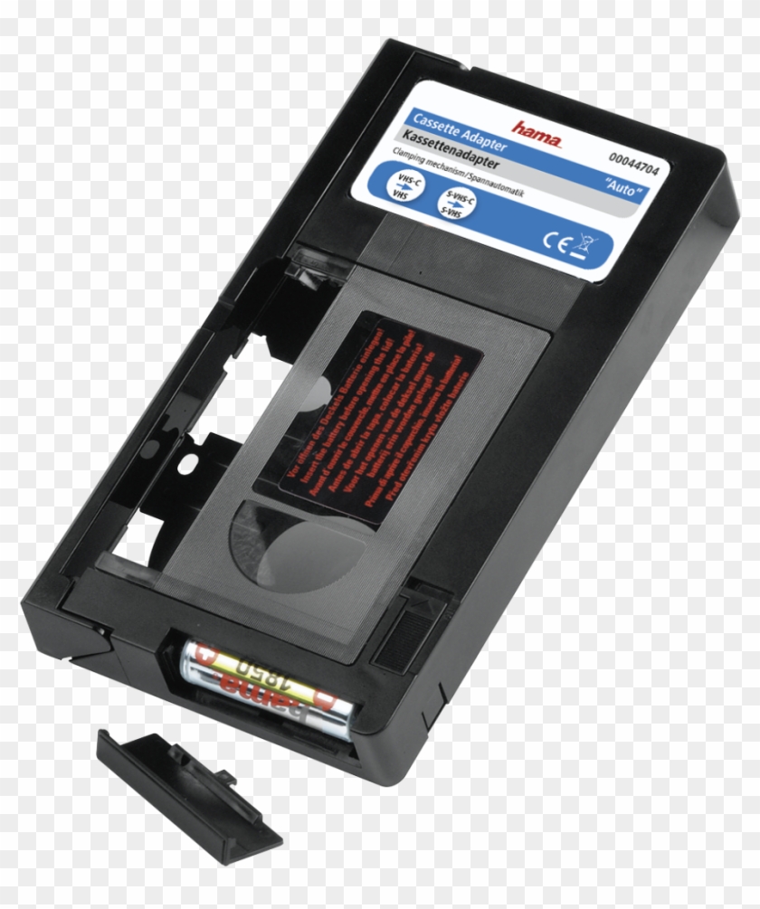 Vhs-c/vhs "auto" Cassette Adapter - Adapter Hi8 To Vhs Clipart