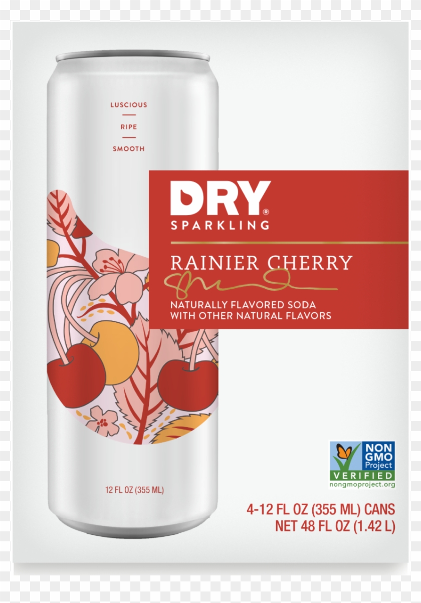 Dry® Sparkling Soda Cans - Dry Sparkling Rainier Cherry Clipart