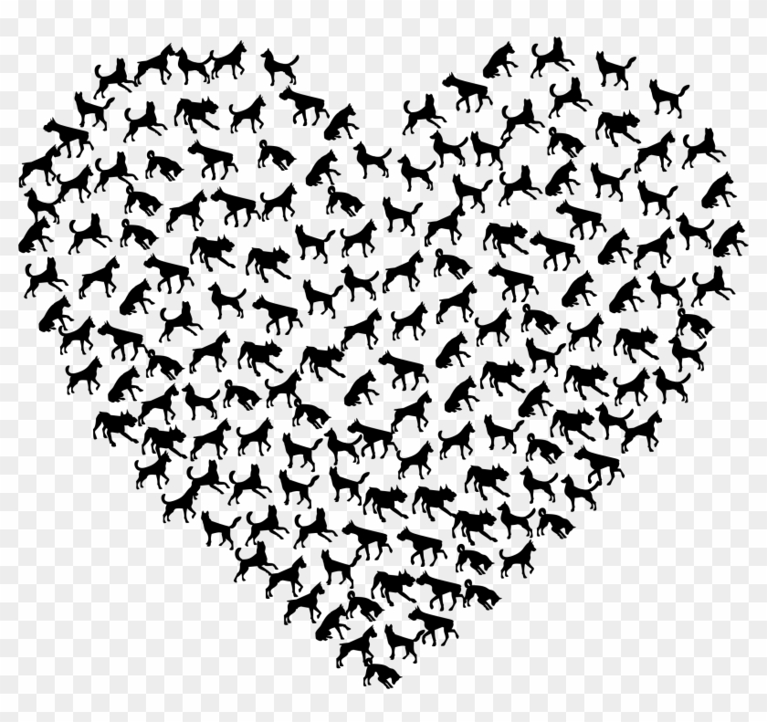 This Free Icons Png Design Of Heart Dogs Clipart #6029