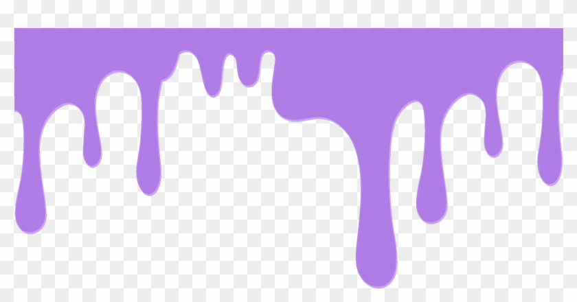 Purple Drip Png - Transparent Paint Drips Png Clipart