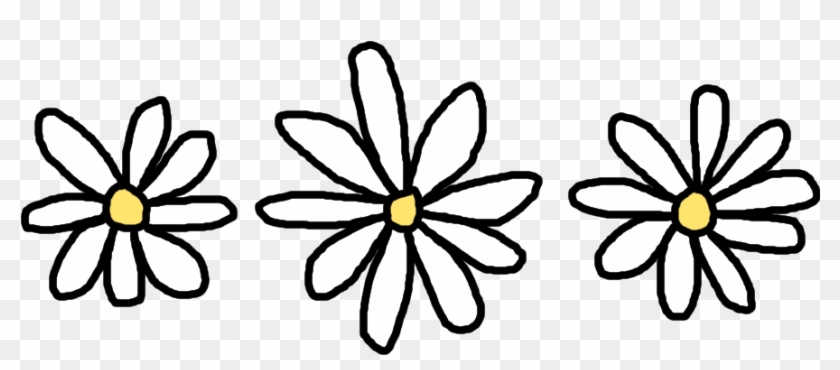 Yellow Flower Clipart Tumblr Transparent - Daisy Png