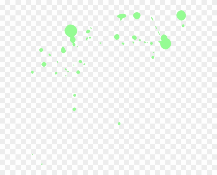 Splatter Clip Art - Lime Green Paint Splatter - Png Download