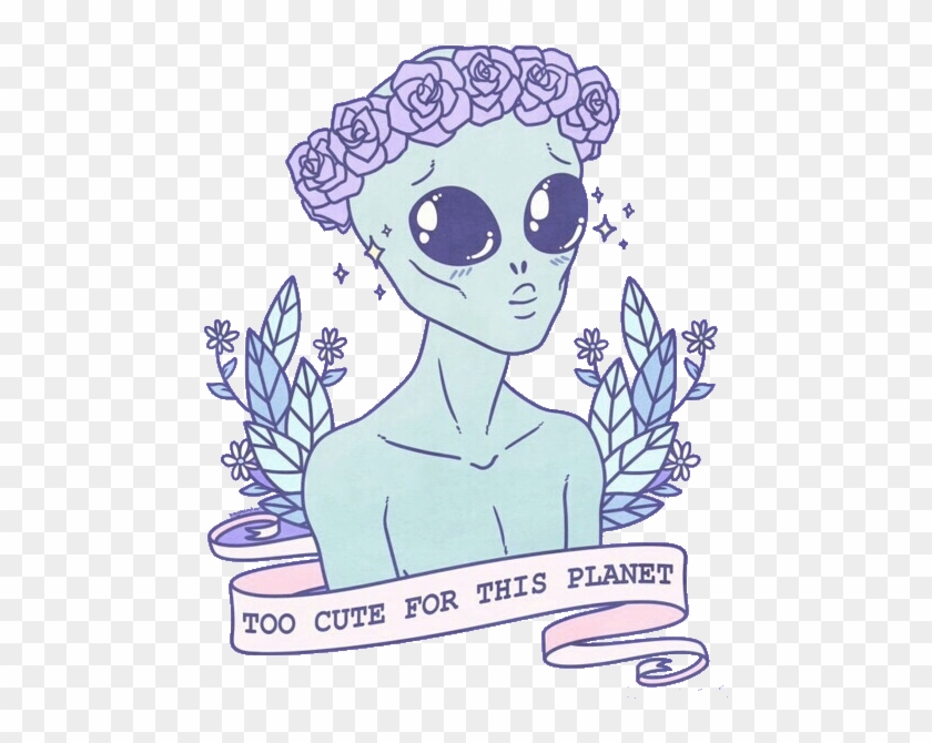 Tumblr Cute Png - Too Cute For This Planet Clipart