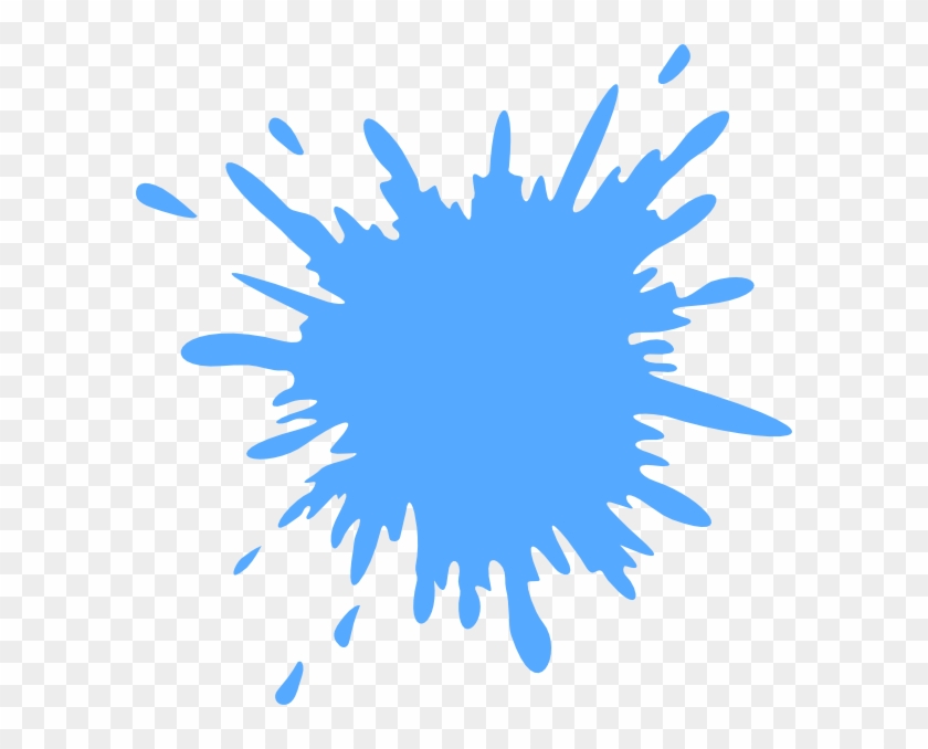 Clip Art Paint Splatter Bing Images Crazy Ⓒ - Paint Splatter Png Blue Transparent Png #6200