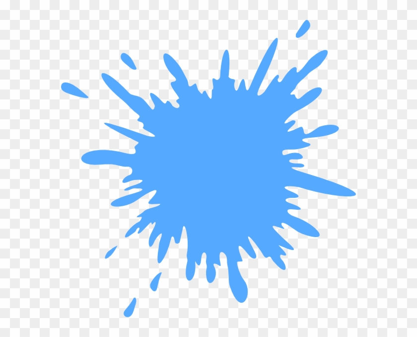 Clip Art Paint Splatter Bing Images Crazy Ⓒ - Paint Splatter Png Blue Transparent Png
