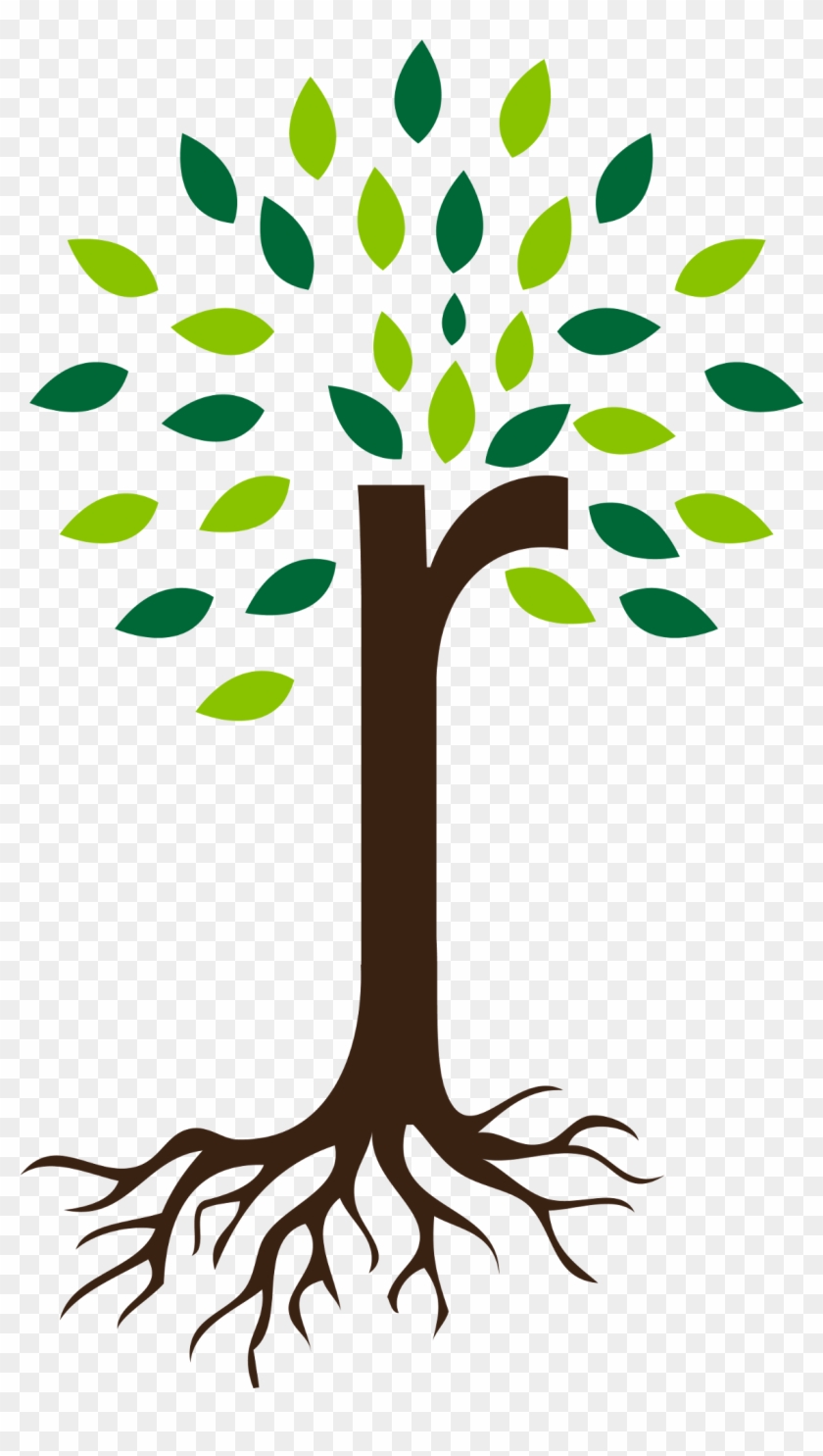 2000 X 2000 20 - Tree With Roots Icon Clipart #6489