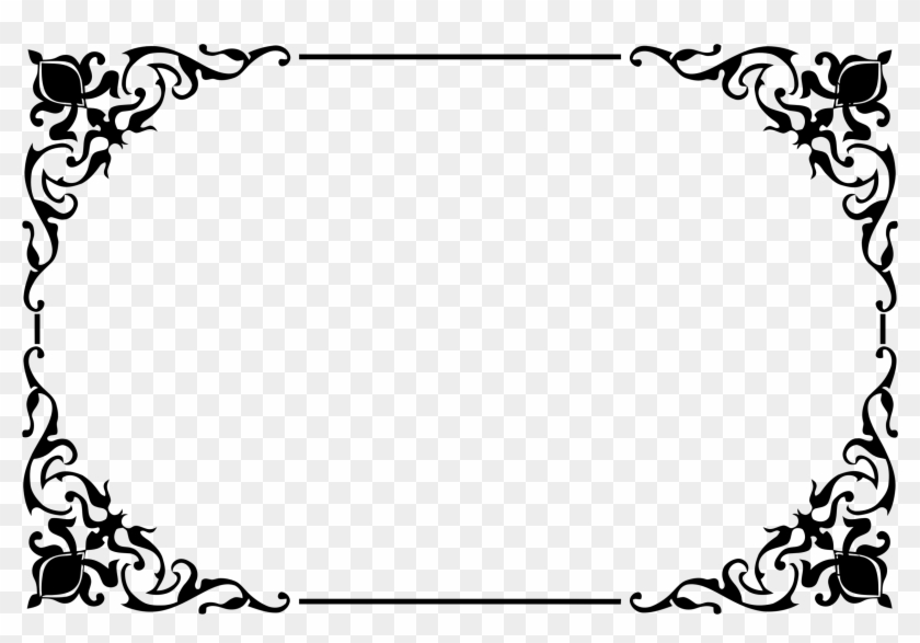 Clipart Decorative - Border Png Transparent #6508