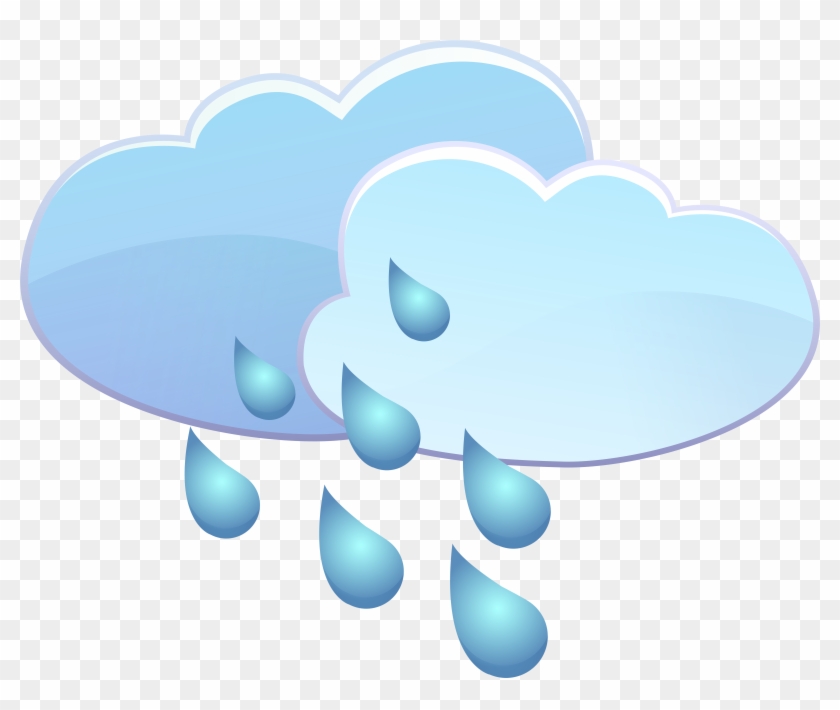 Clouds And Rain Drops Weather Icon Png Clip Art Transparent Png