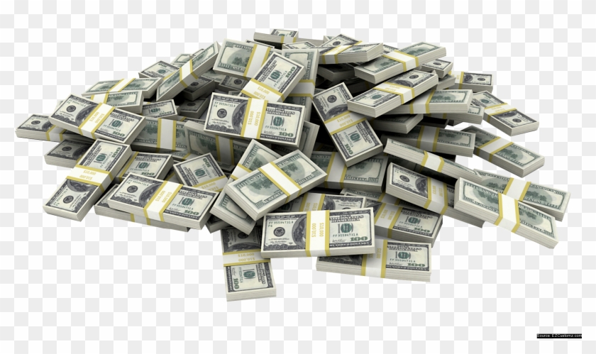 Money Stacks Pile Clipart