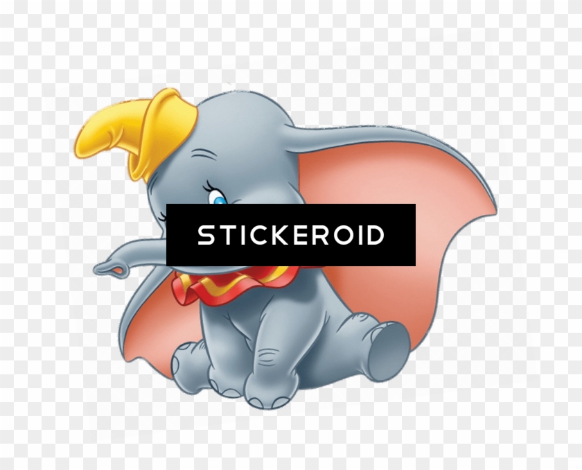 Dumbo With Yellow Hat - Dumbo The Elephant Clipart #6832