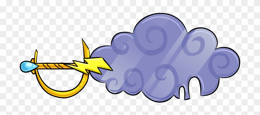 Rain Cloud Png - Mighty Magiswords Raincloud Magisword Clipart