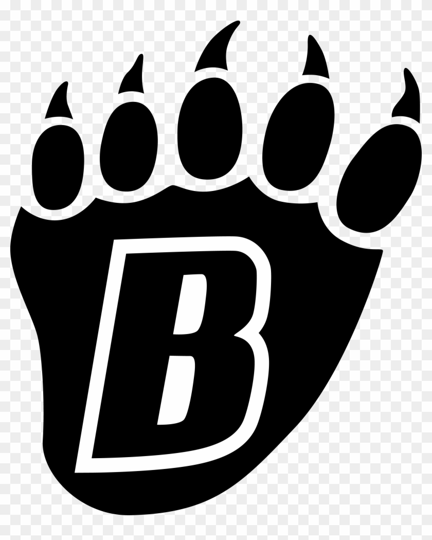 Bear Claw Clipart The Cliparts - White Bear Lake Hockey Logo - Png Download